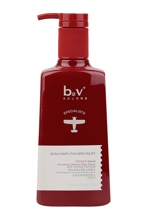 Шампунь B2V Red Algae с экстр красных водорослей д/жирных волос, 320 мл