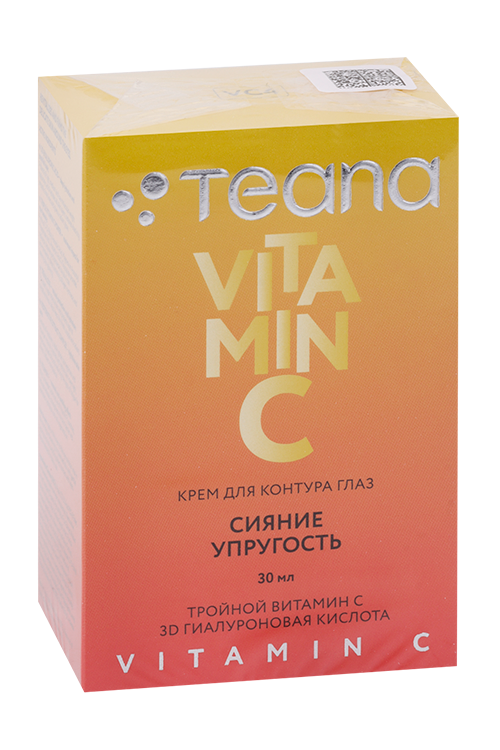 Крем Teana Vitamin C сияние и упругость  д/контура глаз, 30 мл