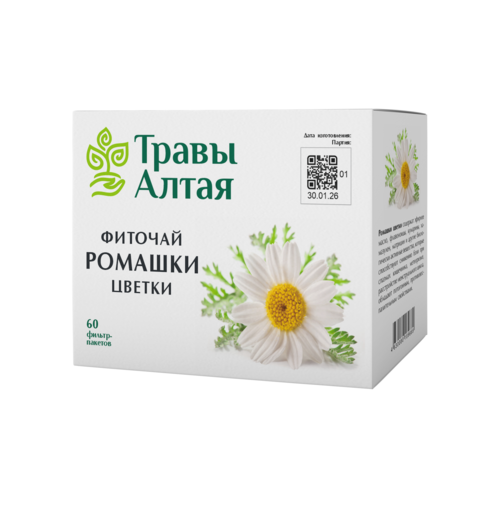 Ромашки цветки серии Алтай, 1,5 г, 60 шт, ф/п