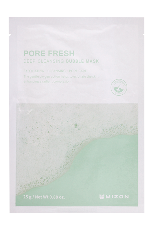 Маска Mizon Pore Fresh Deep Cleansing Bubble пузырьковая д/лица, 25 г