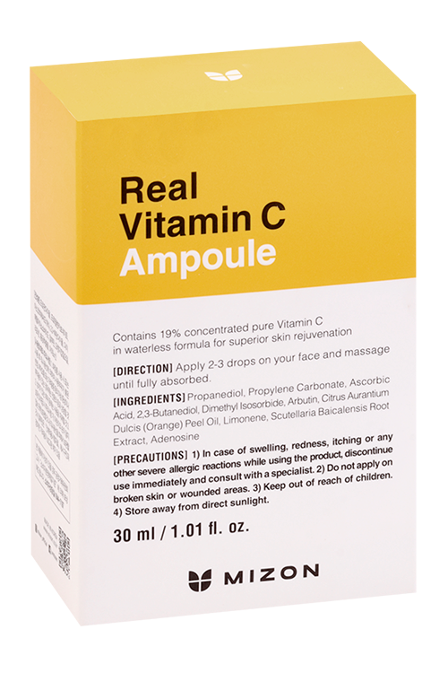 Сыворотка Mizon Real Vitamin C Ampoule д/лица, 30 мл
