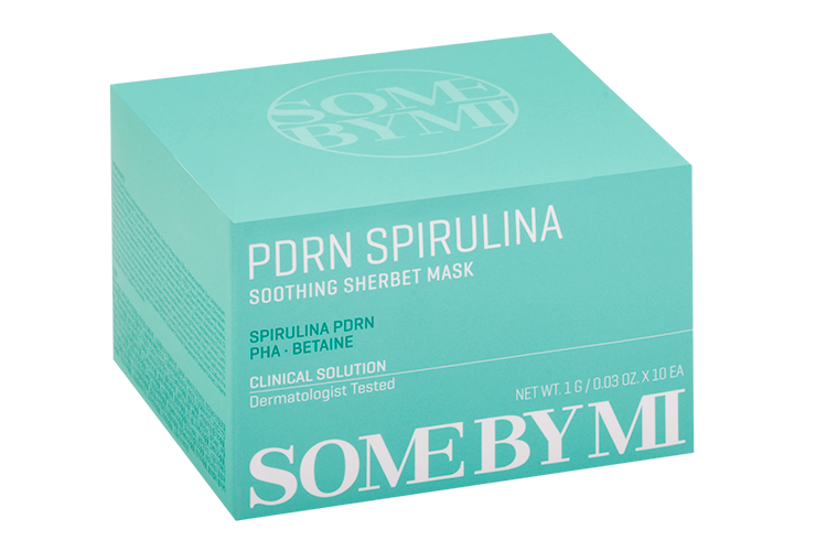 Маска-щербет Some By Mi Spirulina PDRN Soothing успок спирулина/полинуклеотиды, 1 г, 10 шт