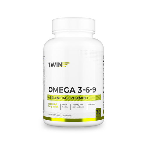 Omega 3-6-9 +селен и витамин Е Progarmony, 60 шт, капсулы