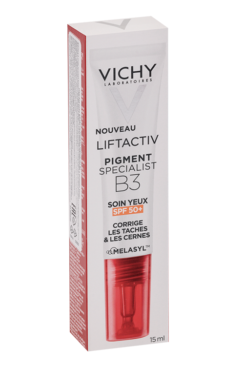 

Крем VICHY Liftactiv Pigment Specialist B3 против пигмент/морщин SPF50+ д/кожи вокруг глаз, 15 мл