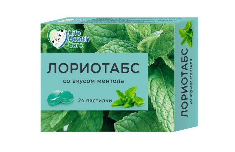 Лориотабс ментол, 24 шт, пастилки