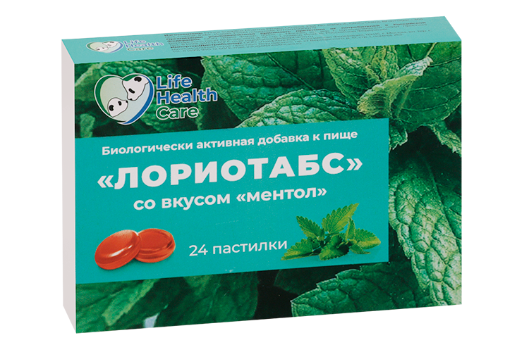 Лориотабс ментол, 24 шт, пастилки