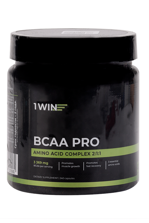 BCAA PRO 1WIN, 240 шт, капсулы