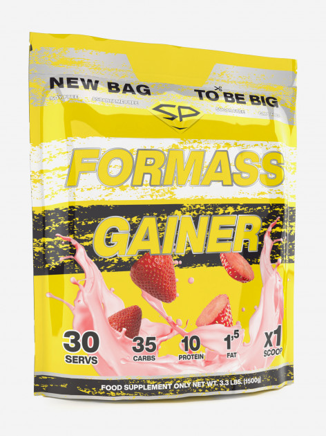 Коктейль STEELPOWER For Mass Gainer Клубника, 1 500 г