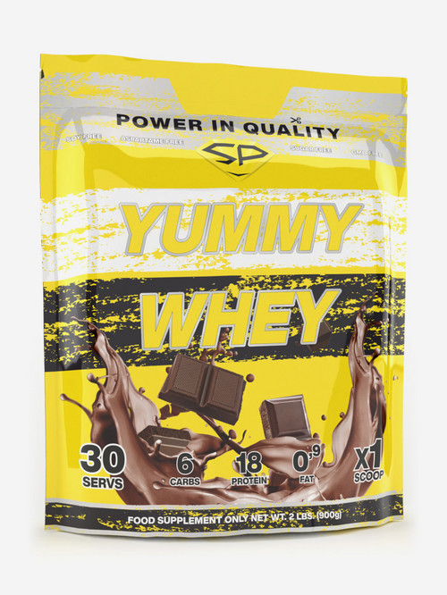 Протеин STEELPOWER YUMMY WHEY сывороточный шоколад, 900 г