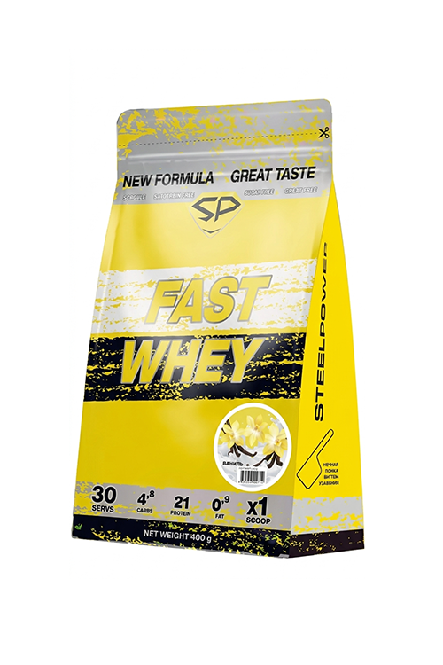 Протеин STEELPOWER FAST WHEY сывороточный ваниль, 900 г