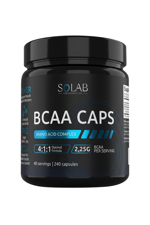 BCAA 4:1:1 Solab, 240 шт, капсулы