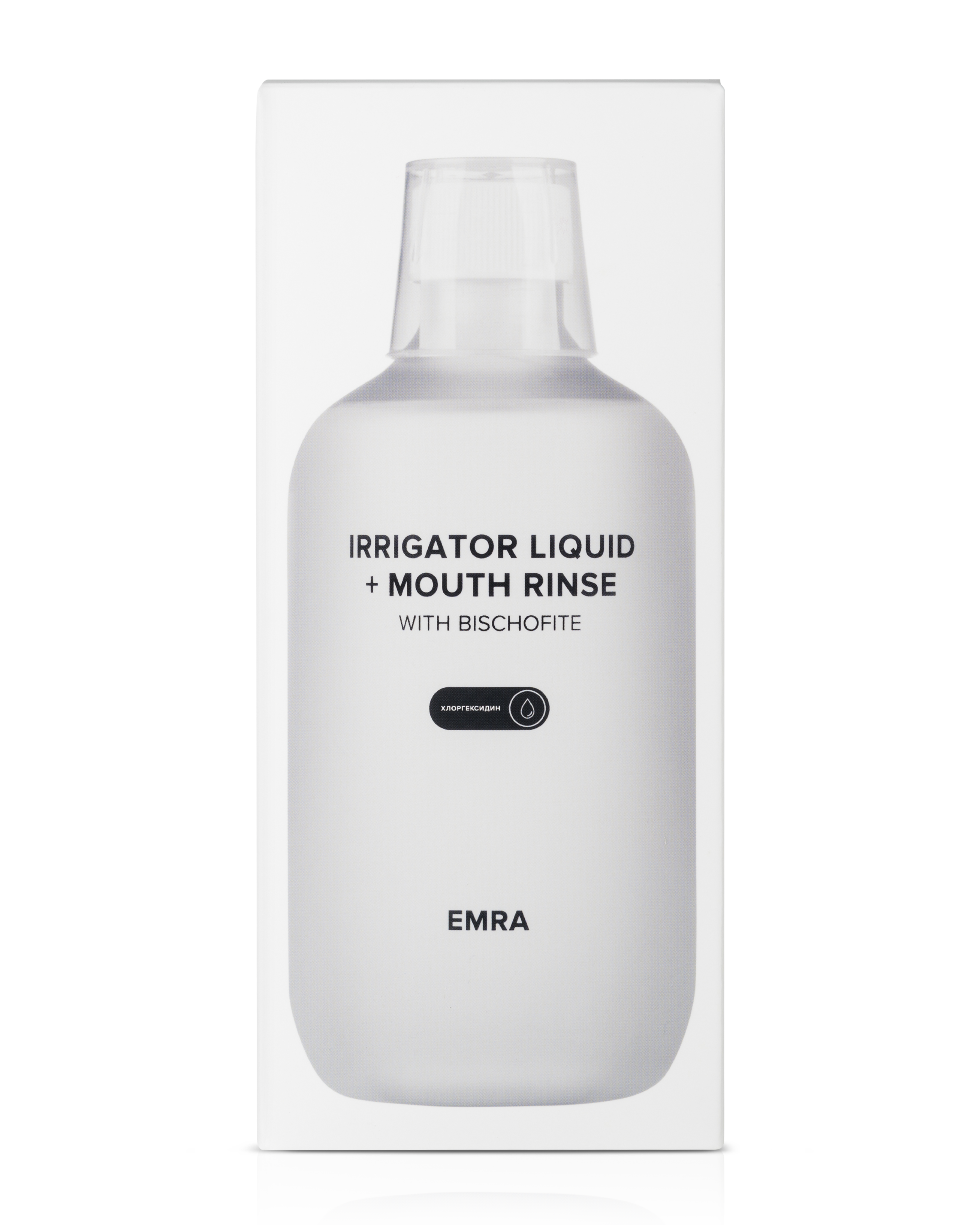 EMRA Жидкость для ирригатора С хлорогексидином вкус мята 500мл