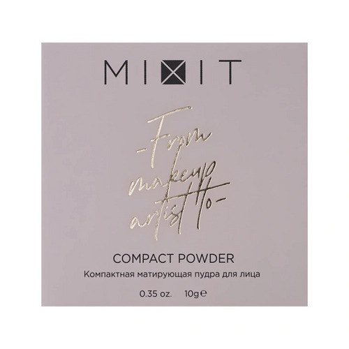 Пудра MIXIT компактная матирующая тон 01 д/лица 10 г