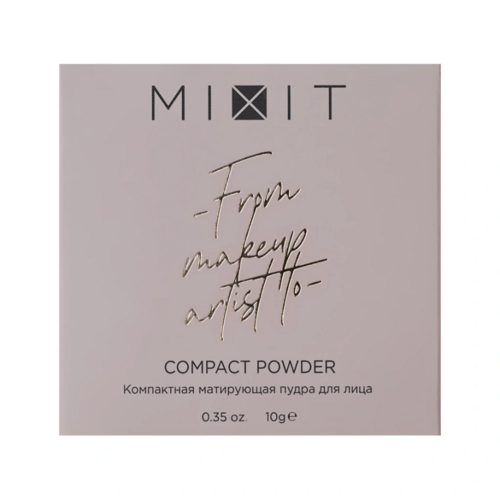 Пудра MIXIT компактная матирующая тон 03 д/лица 10 г
