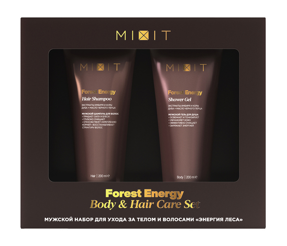 Набор Mixit Энергия леса мужской д/ухода за телом и волосами