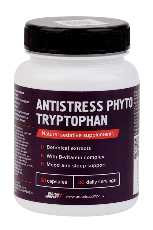 

Фито-антистресс с триптофаном Protein.Company, 60 шт, капсулы