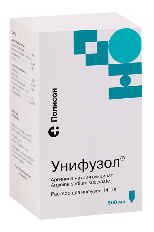 Унифузол 14 г/л, 500 мл, раствор для инфузий