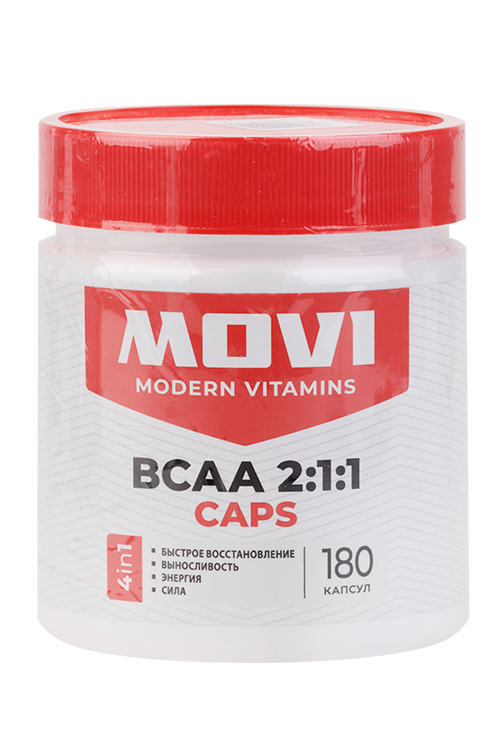 BCAA 2:1:1 Movi, 180 шт, капсулы