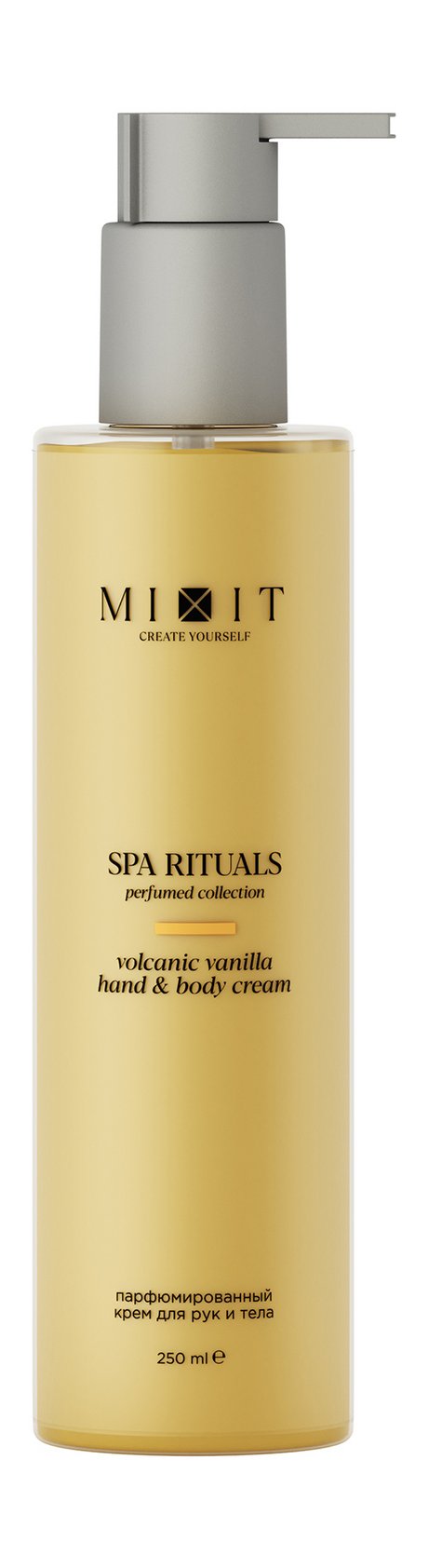 Крем Mixit Spa Rituals восстанавливающий с ароматом теплой ванили д/рук/тела, 250 г