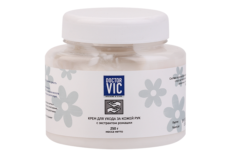 Крем Doctor Vic с экстрактом ромашки д/ухода за кожей рук, 250 г
