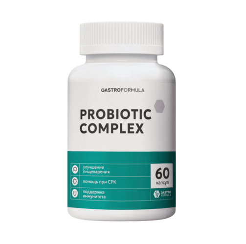

Комплекс пробиотиков c витаминами GastroFormula, 60 шт, капсулы