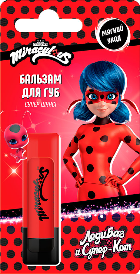 Бальзам д/губ Miraculous Леди Баг, 3,5 г