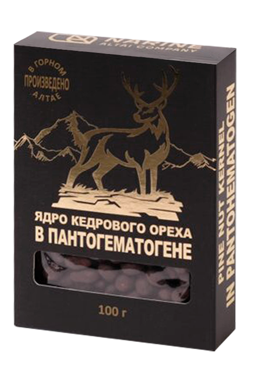 Ядро кедрового ореха в пантогематогене, 100 г