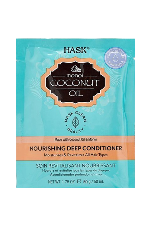 Кондиционер Hask питательный с кокосовым маслом в саше, 50 мл