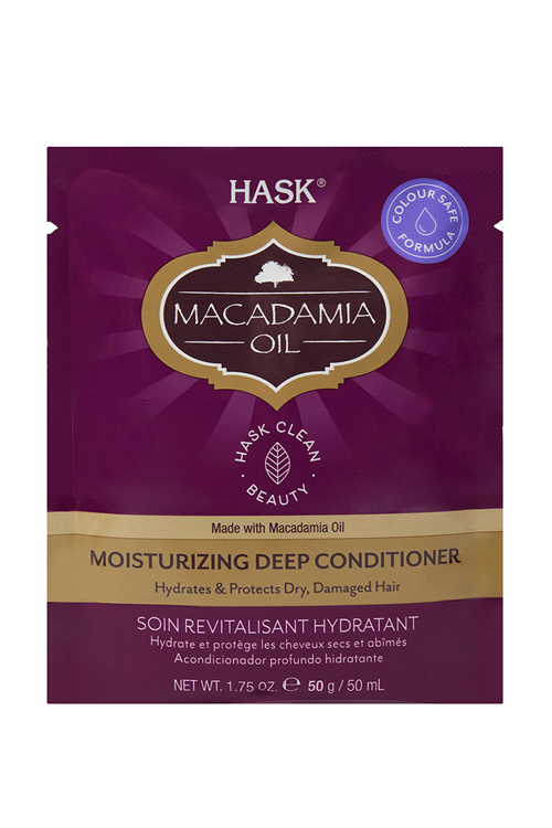 Кондиционер Hask увлаж с маслом макадамии в саше, 50 мл