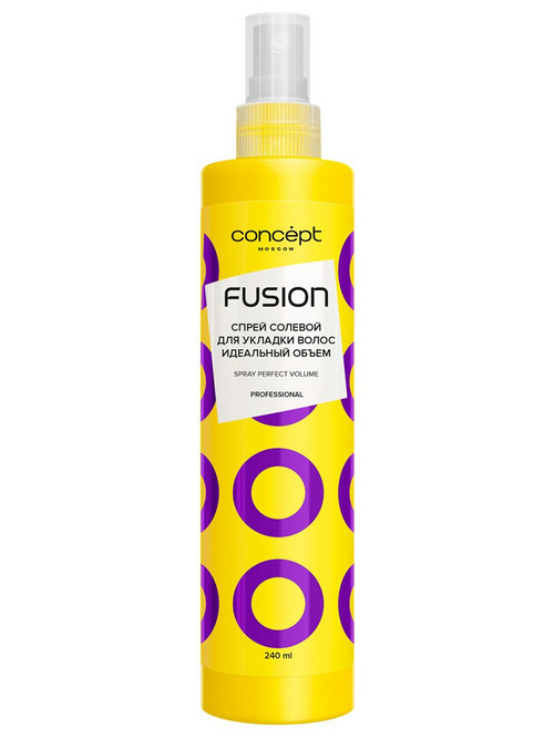 Спрей Concept fusion солевой идеальный объем д/укладки волос 240 мл