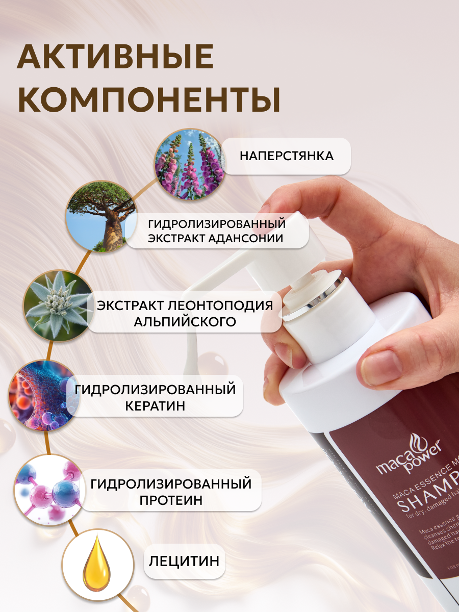 Шампунь для волос Kor'sooll professional, 500 мл
