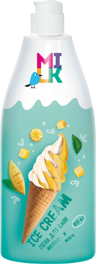 Пена Milk молоко и манго д/ванн, 800 мл