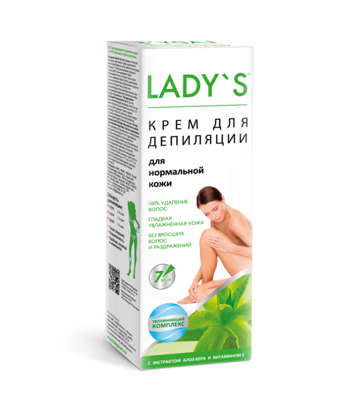 Крем Lady's comfort д/депиляции д/нормальной кожи, 100 мл
