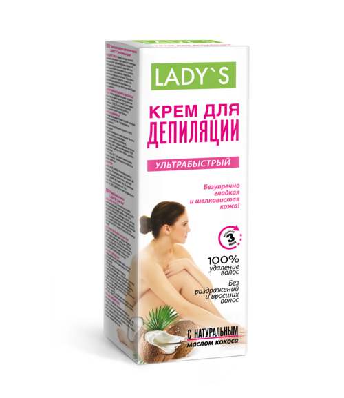 Крем Lady's comfort ультрабыстрый д/депиляции, 100 мл