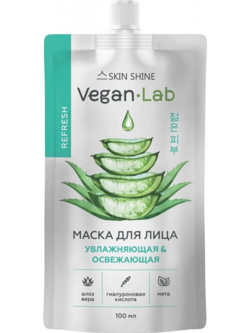 Маска Skin Shine увлажняющая/освежающая д/лица, 100 мл