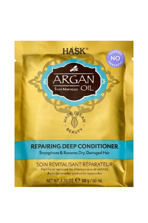 Кондиционер Hask восстанавливающий с аргановым маслом д/волос, 50 мл