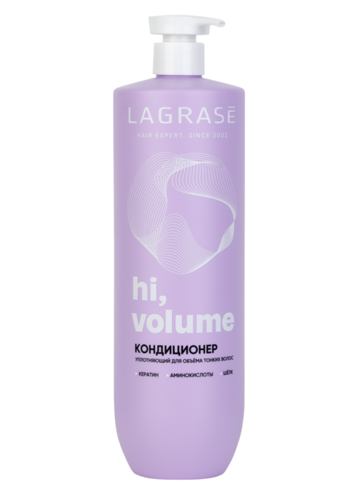 Кондиционер La Grase hi, volume уплотняющий д/объема тонких волос, 1 л