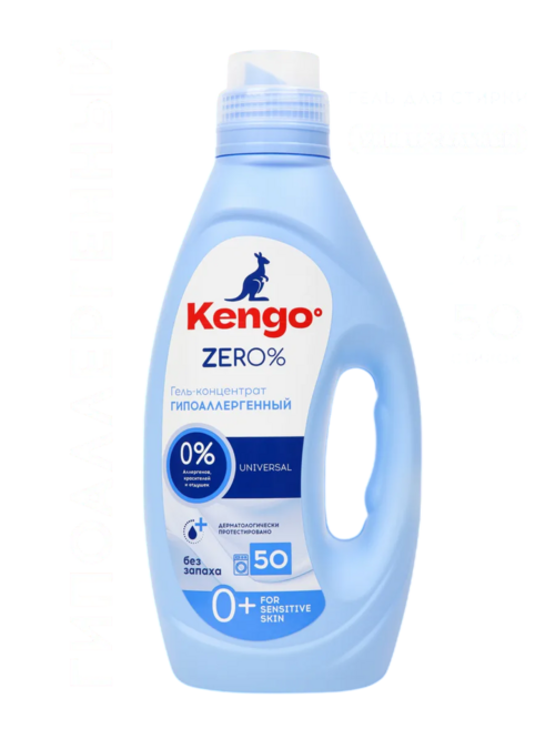 Гель-концентрат Kengoo Zero% гипоаллерген универсальный 1,5 л