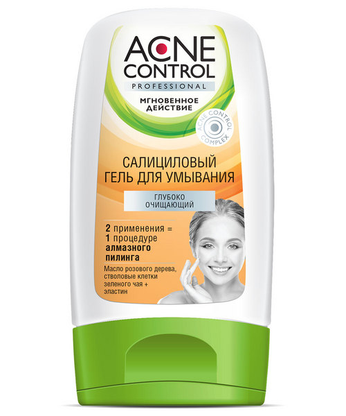 Гель Acne Control салициловый глубокоочищающий д/умывания, 150 мл
