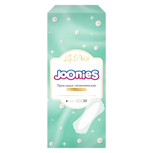 Прокладки Joonies La Perle гигиенич ежедневные женские, 30 шт