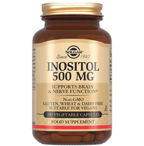Инозитол Solgar, 500 мг, 100 шт, капсулы