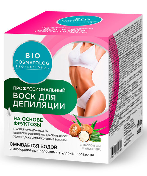 

Воск Bio Cosmetolog профессионал с маслом ши и алоэ вера д/депиляции, 350 г