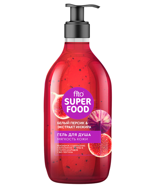 Гель д/душа Fito Superfood Мягкость кожи, 520 мл