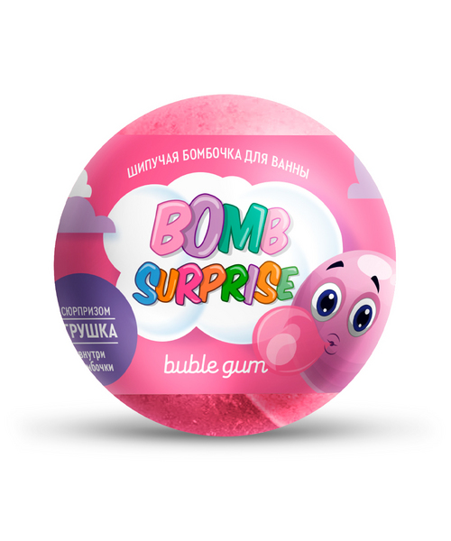 

Бомбочка Fitoкосметик Bomb Surprise Жевательная резинка с игрушкой д/ванны, 115 г