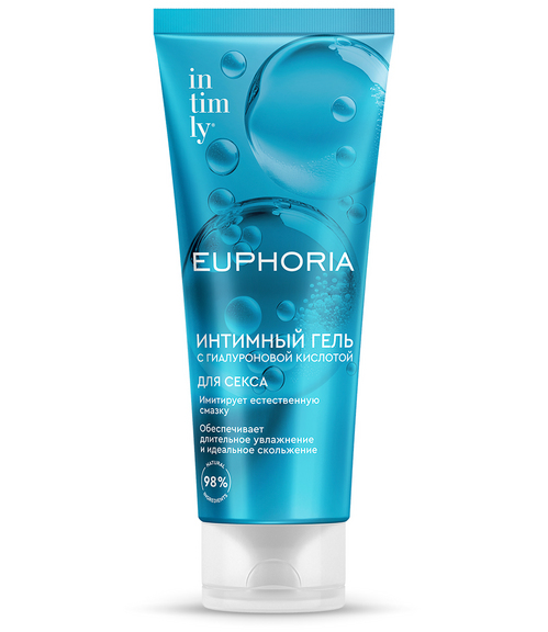 Гель Intimly Euphoria интимный с гиалуроновой кислотой, 75 мл
