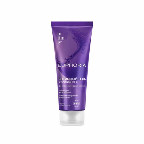 Гель Intimly Euphoria интимный с феромонами 2в1 мускус/иланг-иланг, 75 мл