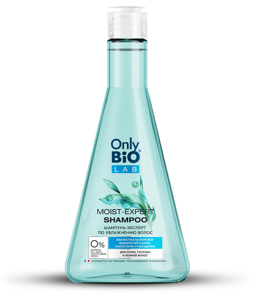 Шампунь-эксперт Only Bio Lab Moist-Expert по увлажнению волос, 350 мл