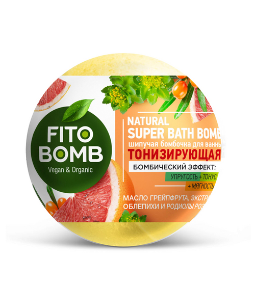 Бомбочка Fito Bomb тонизирующая шипучая д/ванны, 110 г