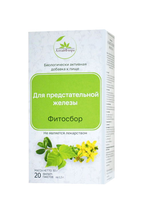 Фитосбор Алтайфлора д/предстательной железы, 1,5 г, 20 шт, ф/п