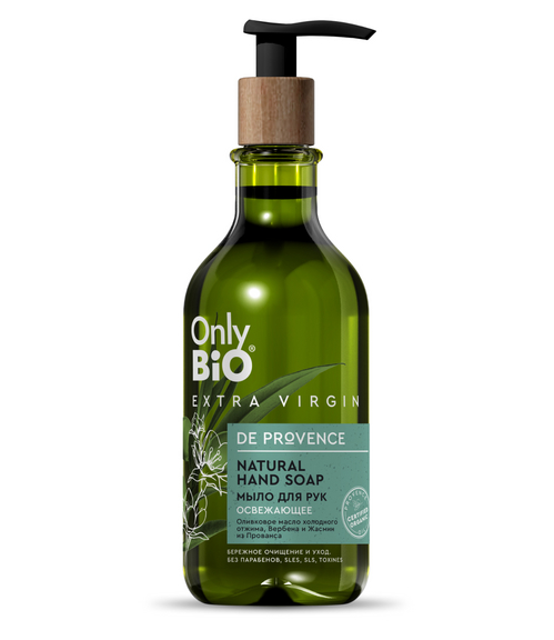 Мыло Only Bio Extra Virgin освежающее, 350 мл